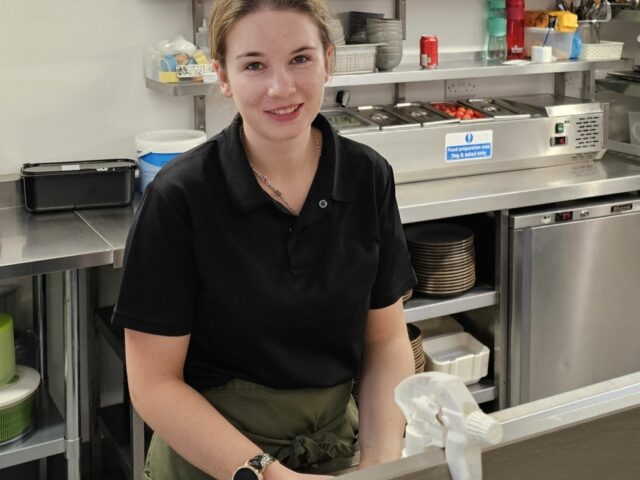 Laura Garner, Cafe Front of House Supervisor